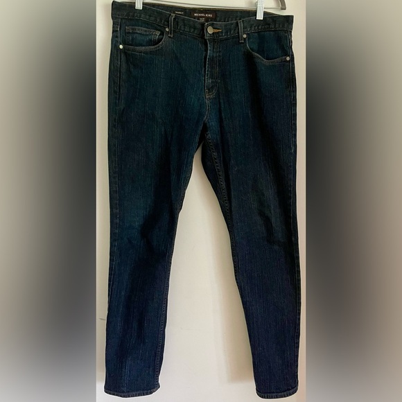 Micheal Kors Dark Wash Classic Fit Jeans. - Picture 3 of 5